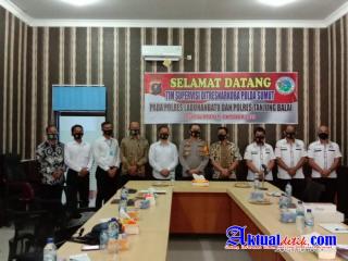 Kapolres Labuhanbatu Terima Tim Suvervisi Dit Narkoba Polda Sumut