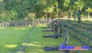 Jaga Naluri Tempur Prajurit, Kodim 1619/Tabanan Laksanakan Latihan Menembak Senjata Ringan