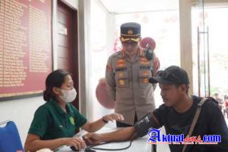 Polresta Denpasar Bersama Pa Kabar Bali Gelar Vaksinasi Booster