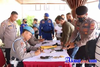 Bid Propam Polda Bali Gelar Gaktibplin dan Tes Urine di Mako Polres Klungkung