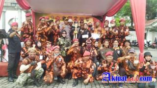 Pemuda Pancasila Kota Semarang Tim Terbaik No 1 Lomba Gerak Jalan Napak Tilas di HUT Ke 41 PPM 