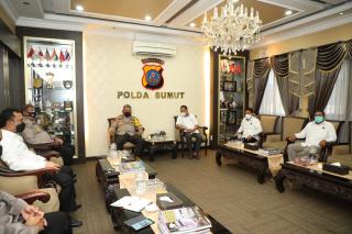 Kapolda Sumut Terima Audiensi Dari Persatuan Wartawan Indonesia Provinsi Sumut