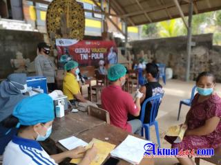 Percepatan Vaksinasi di Wilkum Karangasem, Serentak di Gelar Dimasing-masing Kecamatan