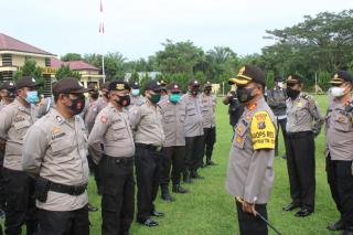Kapolres Sergai Pimpin Apel Serpas Pengamanan Pilkada Serentak Tahun 2020