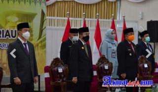 Pimpinan DPRD Riau Ikuti Upacara Hari Kesaktian Pancasila