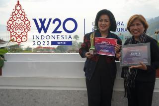 Ketua Dekranasda Taput Apresiasi Wine Coffee Gogo Raih Juara I Ajang W20 Indonesia 2022.