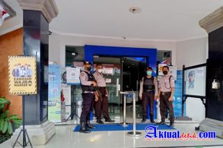 Unit Pam Obvit Satuan Samapta Polres Bangli, Melaksanakan Kegiatan Pamwal di Objek Vital Perbankan