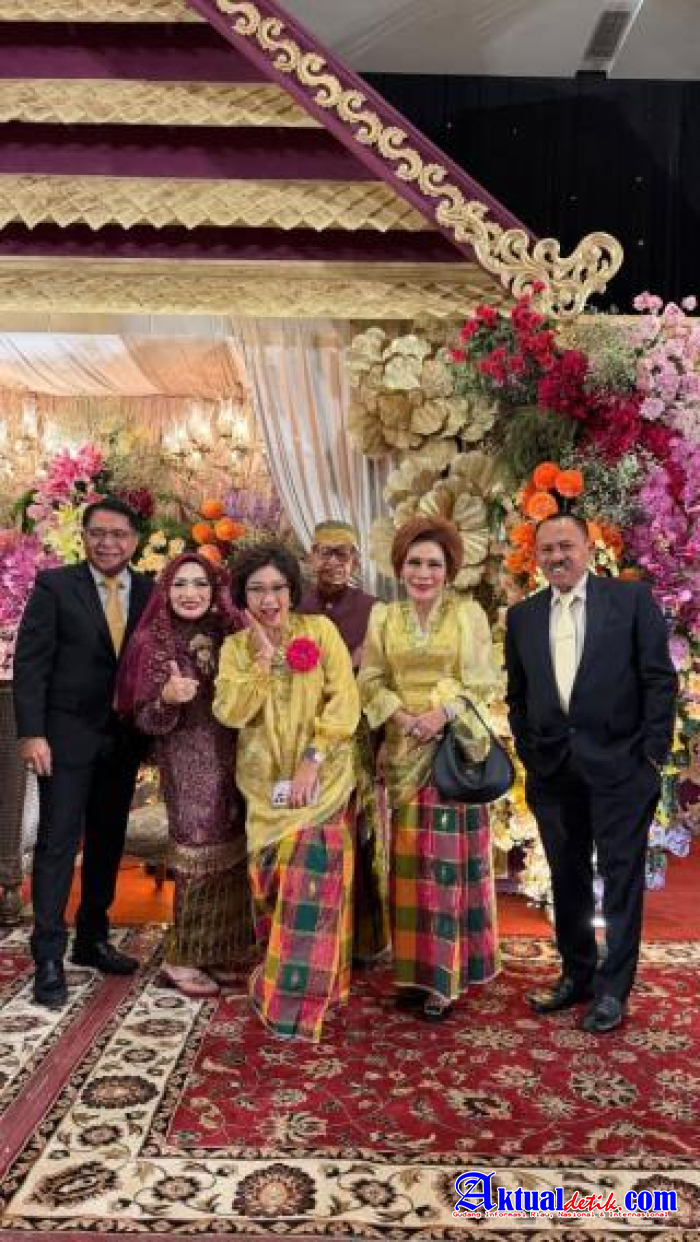 Jalin Kehangatan, Maruli Siahaan Hadiri Pernikahan Putra Hamka B. Kady di Jakarta