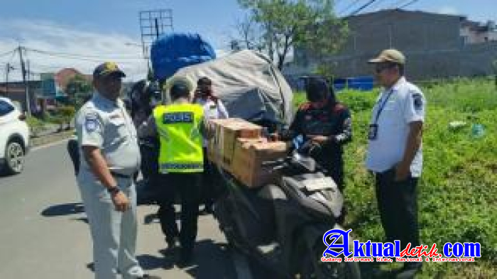 Razia Gabungan Operasi Sadar Pajak, Satlantas Polres Karo Tindak 46 Pelanggaran