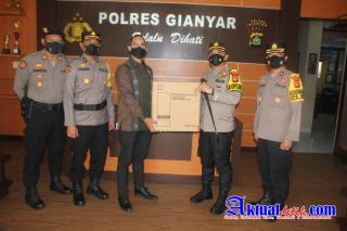 Polres Gianyar Terima Bantuan Masker dan Handsanitizer Untuk Disalurkan ke Masyarakat