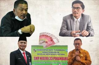 Langgar Peraturan Perundang-undangan, Kepsek SMPN 33 Pekanbaru Berlindung Dibalik Komite