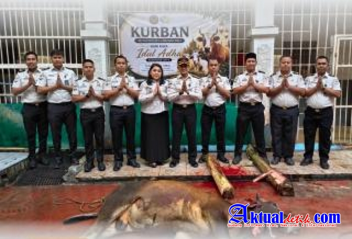 Maknai Idul Adha 1447 H, Rutan Labuhan Deli Laksanakan Pemotongan Hewan Kurban
