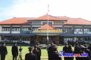 Polres Klungkung Menggelar Upacara Memperingati Hari Kesaktian Pancasila 1 Oktober 2022