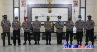 Kapolres Sergai Pimpin Sertijab Kapolsek Teluk Mengkudu