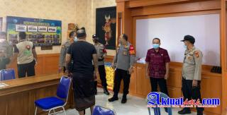 Wakapolres Gianyar Cek Kesiapan Sarana dan Prasarana Posko PPKM di Ubud