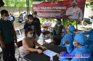 Urkes Polres Badung Gelar Vaksin Tahap II