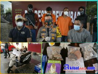 Dua tersangka Pelemparan Petugas Di jalan Pangeran Hidayat Diamankan Polresta Pekanbaru