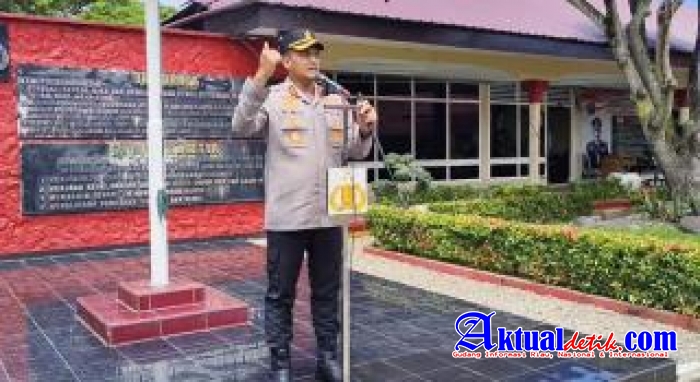 Kapolres Binjai Cek Langsung Kesiapsiagaan Pleton Dalmas