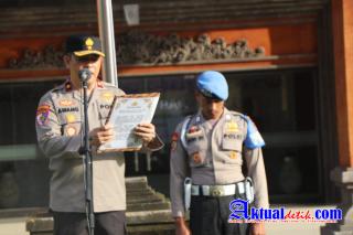 Pimpin apel pagi, Brigjen Awang : Saya Bangga Menjadi Bagian dari Polda Bali