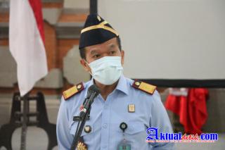 Mengawali Tahun 2022, Kanwil Kemenkumham Bali Gelar Apel Pagi