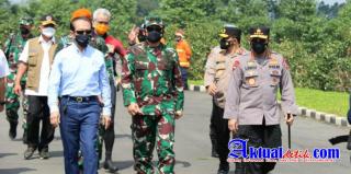 Cek Penanganan Virus Covid-19 di Kudus, Panglima TNI, Kapolri dan Kepala BNPB Perintahkan Ini