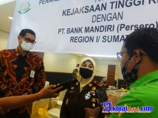Kejati Riau Dan Bank Mandiri Tandatangani Perjanjian Kerja Sama