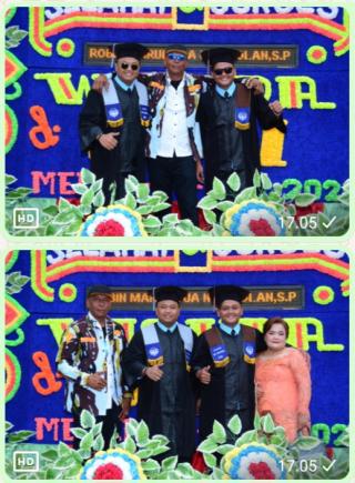 Jansen Nainggolan Terharu Berhasil Menamatkan Pendidikan Anaknya Hingga Wisuda