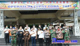 Polres Pematang Siantar Gelar OPS Ketupat Toba 2021 Walikota Bacakan Amanat Kapolri