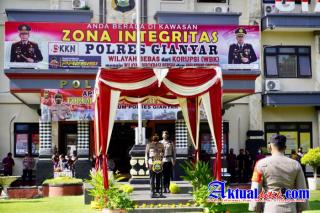 Kapolda Bali Pimpin Apel Kesiapan Pembentukan Forum Sipandu Beradat dan Bankamda di Polres Gianyar
