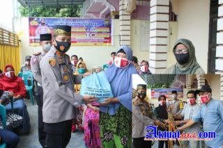 Jumat Barokah, Polres Sergai Berbagi Dengan Masyarakat Dusun III Desa Citaman Jernih
