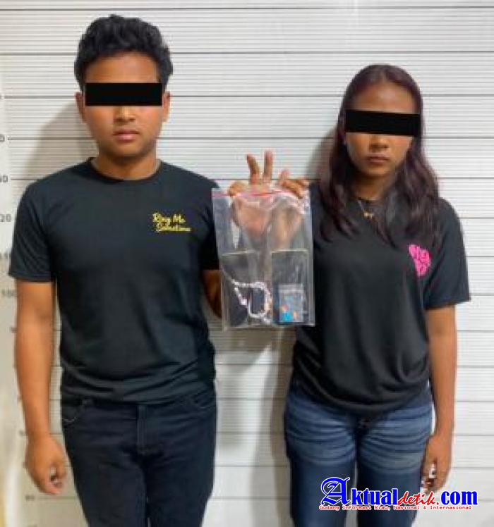 Dua Muda Mudi Kompak Edarkan Ekstasi Diringkus Satresnarkoba Polrestabes Medan