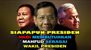 Ketum PPDI: Siapapun Presiden, Indonesia Butuh Sosok Mahfud Sebagai Wakil Presiden