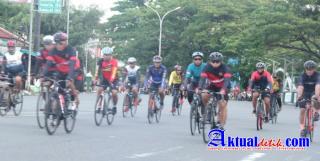 Gowes Sinergi TNI-POLRI Maluku Utara