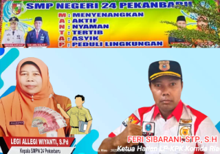 Kepala SMPN 24 Pekanbaru Diduga Lakukan Penggelapan Gaji Honorer, LP-KPK Bicara