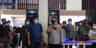 Polsek Medan Kota Laksanakan Vaksinasi Massal di Wilkum