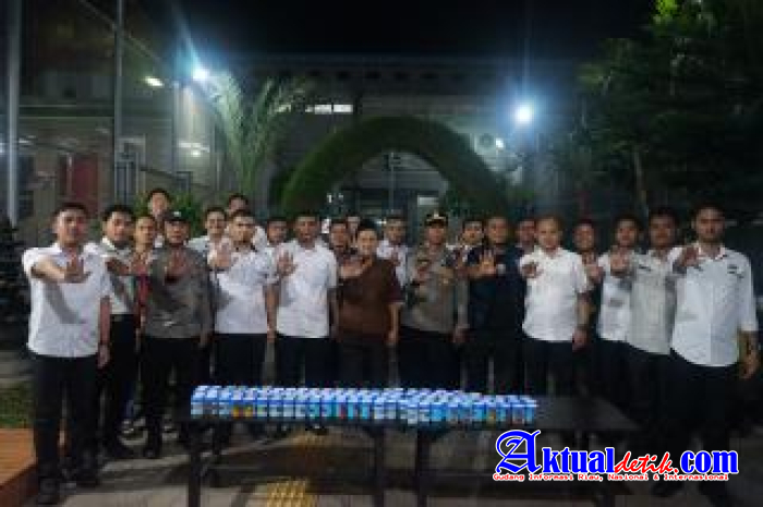 Usai Salat Tarawih, Lapas Medan Test Urine 105 WBP Bersama Polsek Helvet, Seluruh Negatif Narkoba