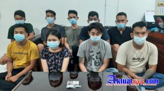 Satuan Narkoba Polres Pematang Siantar Menggrebek Tempat Karaoke Dijadikan Pesta Narkoba