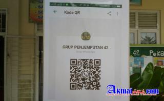 Cegah Merebaknya Virus Corona SMPN 42 Pekanbaru Terapkan Barcode Antar Jemput Siswa