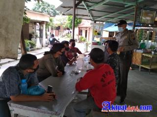 Polsek Medan Area Melaksanakan Dan Pembagian Masker Dan Sosialiasi Prokes dan Antisipasi 3C