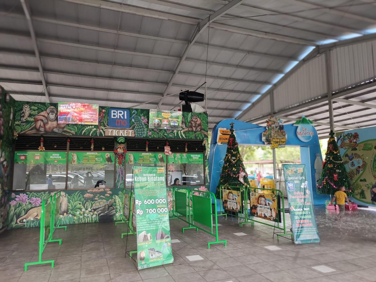 Dimanjakan Pengunjung Promo Transaksi BRImo, BRI BO Putri Hijau Join Central Park Zoo