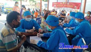 Polres Gianyar Kebut Pelaksanaan Gerai Vaksin Presisi