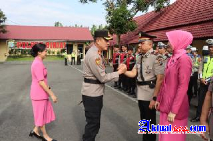 Kapolres Binjai Serah Terimakan Jabatan Kasat Lantas