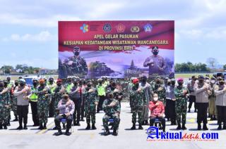 Pimpin Apel Pasukan Sambut Wisman di Bali, Kapolri : Sebagai Gerbang Terakhir Tolong Disiplin