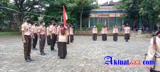 SMA Negeri 4 Semarang Gelar Pelantikan Penegak Bantara Dan Penegak Laksana