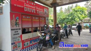 "Gelis Karangasem" Samsat Drive Thru Polres Karangasem Permudah Beri Pelayanan Publik