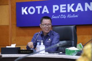 Satu Tiang Tumpu, Sekda Pekanbaru,Indra Pomi Akan Tertibkan Fiber Optik yang Semrawut