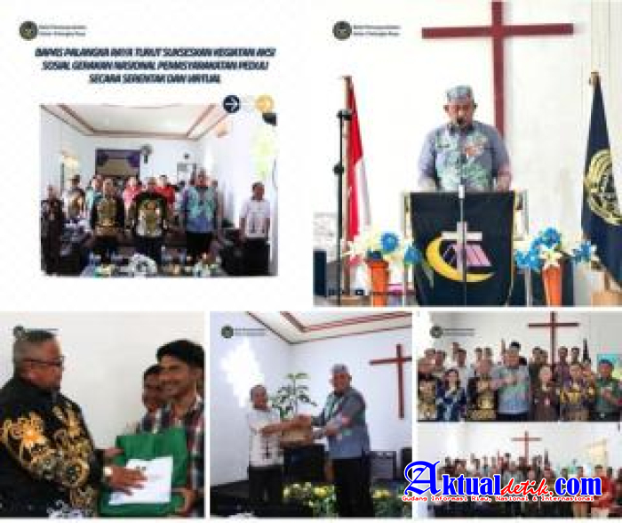 Bapas Palangka Raya ikuti Aksi Sosial Gerakan Nasional Pemasyarakatan Peduli Secara Virtual