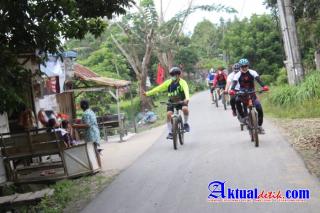 Kapolres Sergai Bersama PJU Pantau Situasi Kamtibmas Dengan Gowes