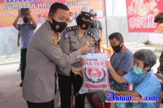 Sambut Imlek, Kapolres Serdang Bedagai Hadiri Baksos