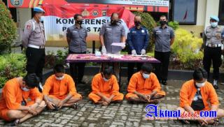 Polres Tabanan Gelar Press Release Ungkap Pelaku Narkoba